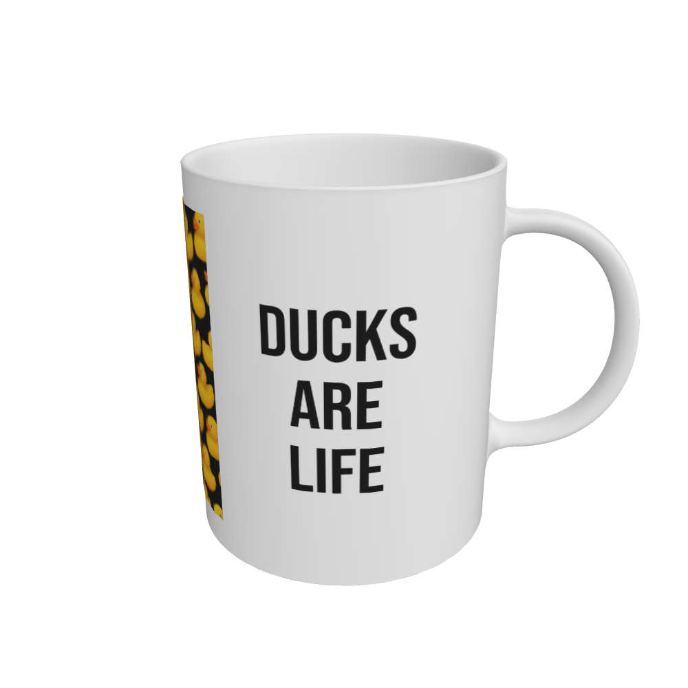 White Mug Front